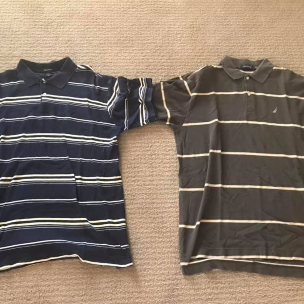 XL Nautica collared shirts